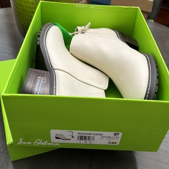 Sam Edelman - Pryce Womens Waterproof Ankle Boots - Picture 2 of 11